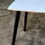 Mesa de Madeira Quadrada Especial 90cm Branco Pés Pretos - Dina