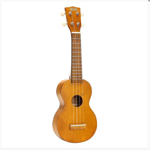 Ukulele Soprano Mahalo Kahiko Marrom Natural + Capa - Kids Music