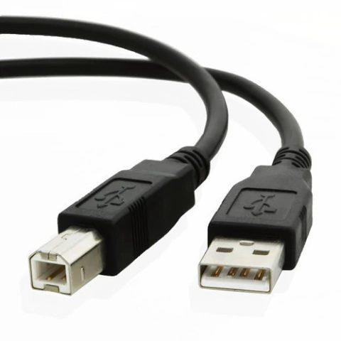 Cabo De Impressora - Usb A Para Usb B Preto 2 Metros 5