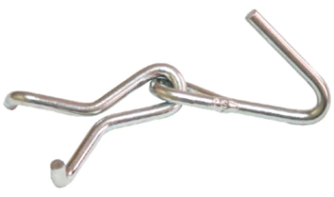 Par Gancho Arma Rede Chumbar Cromado Roa