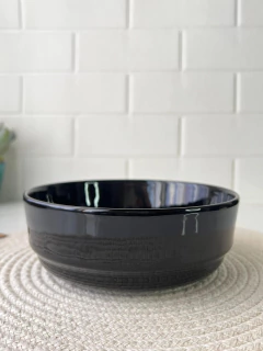 Bowl negro brillante