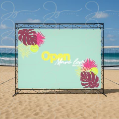 IDENTIDADE VISUAL P/ EVENTOS PÉ NA AREIA - ESTAMPA SUMMER na internet