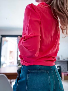 Camisa Volados Coral en internet