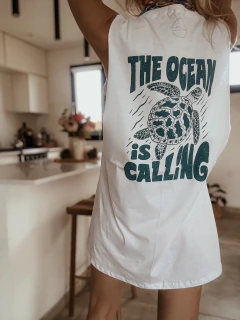 Sudadera The Ocean blanco