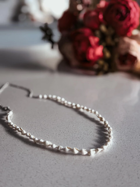 Collar de caracoles pequeñas