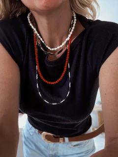 Top sin mangas acanalado negro en internet