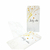 Sobres de papel decorados con un diseño elegante en tonos simil dorado y la frase "Feliz día".