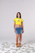 Baby Tee Brasil Yellow - comprar online