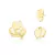 BRINCO DE FLOR EAR JACKET COM CRAVEJADO DE ZIRCONIAS