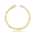 PULSEIRA MALEAVEL LISO ELO BOLINHA 6X12MM
