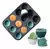 Imagen de Molde Muffins Silicona Individual Cupcakes X12 Unidades
