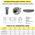 Parafuso Cabeça Cilíndrica M4 x 6 INOX A2 - comprar online