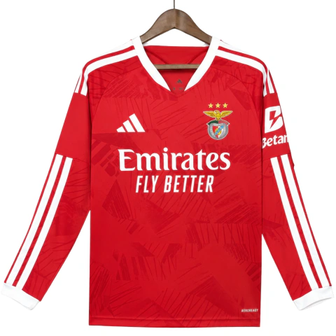 Camisa Masculina Manga Longa Benfica 26/27 - Modelo Torcedor
