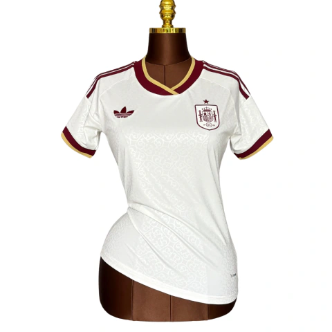 Camisa Espanha II 26/27 - Torcedor Adidas Feminina - Branca
