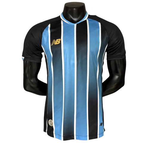 Camisa Masculina Tricolor do Pampas 26/27 New balance Masculina - Listrada Azul e preto - Modelo Jogador