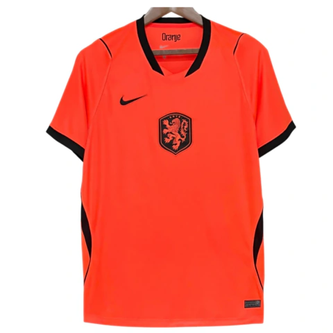Camisa Seleção da Holanda I 26/27 - Torcedor Nike Masculina - Laranja