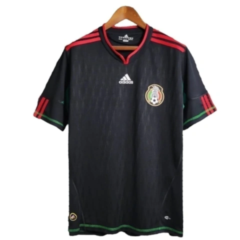 Camisa Retrô Seleção da México 2010 - Adidas Masculina - Preta