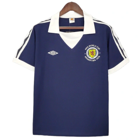 Camisa Escócia Retrô 1978 Azul - Umbro