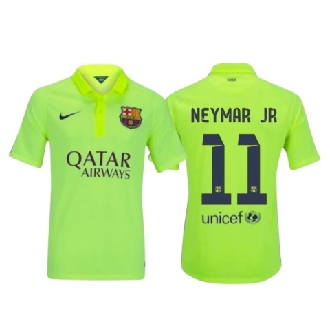Camisa Retrô Barcelona III 2014/15 - Masculina Nike - Verde com detalhes em azul