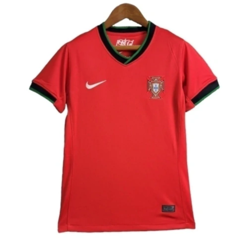 Camisa Seleção de Portugal I 24/25 - Torcedor Nike Feminina - Vermelha