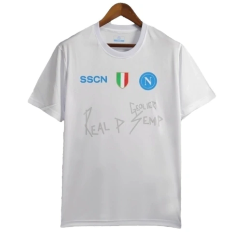 Camisa Napoli Edição especial 24/25 - Torcedor SSC Masculina - Branca