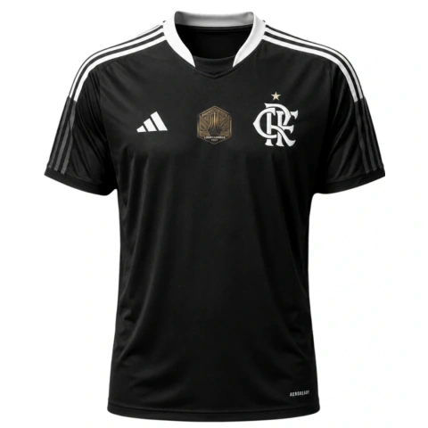 Camisa Flamengo excelência negra 21/22 - Torcedor Adidas Masculina