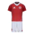 Kit Infantil Internacional I 25/26 - Adidas - Vermelho e branco