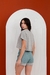 Pijama Giovanna - verde c/ cinza - comprar online