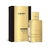 Frasco de perfume masculino Haramain Amber Oud EDP com embalagem dourada.