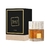 Frasco de perfume masculino Lataffa Khamrah EDP Parfum com embalagem preta e dourada.