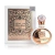 Frasco de perfume feminino Fakhar Rose EDP Parfum com embalagem decorativa em dourado e branco.