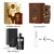 Kit de 3 perfumes de 5mL: Asad Bourbon, Al Noble Wazeer e Attar Al Wesal, apresentados em suas embalagens exclusivas.