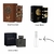 Trio de perfumes: Asad Bourbon, Asad Black e Club de Nuit em frascos de 5mL.