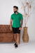 Camisa Social Viscolinho Verde Escuro na internet