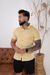 Camisa Social Viscolinho Amarelo - loja online