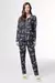 Pijama Feminino Americano Inverno Animal Print