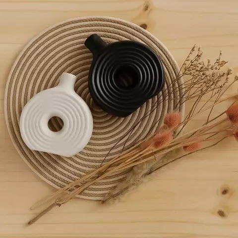 Florero Circular Cerámica - comprar online