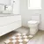 Alfombra Algodón para Baño 40x60cm Cuadros Ajedrez - comprar online