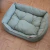 Cama para mascotas Moises Sofia Grande de 70x85 cm, color verde claro, con un diseño acolchado y cómodo.
