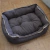 Cama para mascotas Moises Sofia Grande de 70x85 cm, con un diseño acolchado y color gris.