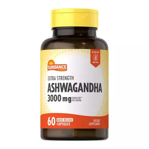 Ashwagandha 3000 mg | Fórmula extra fuerte | con extracto de pimienta negra Sundance
