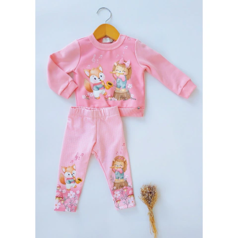 Conjunto Blusa e Legging Infanti