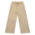Calça Kukie Wide Leg Em Moletom Bege Inverno - loja online