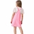 Conjunto Kukie Blusa Canelado E Salopete Rosa Inverno - loja online