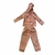 Conjunto Milon Inverno Calça Casaco Veludo Rosa - Gibella Kids