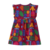 Vestido Fábula Malha Mais Flores Roxo Inverno - loja online