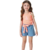 Conjunto Kukie Regata Line E Short Jeans Laranja Inverno