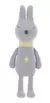Pelúcia Coelho Thumb Retrô Botão Triangulo Cinza 58cm