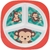 Imagem do PRATO COM DIVISÓRIAS MACAQUINHO - BUBA