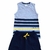Conjunto By Gus Listras Cinza C/ Short De Moletom - comprar online